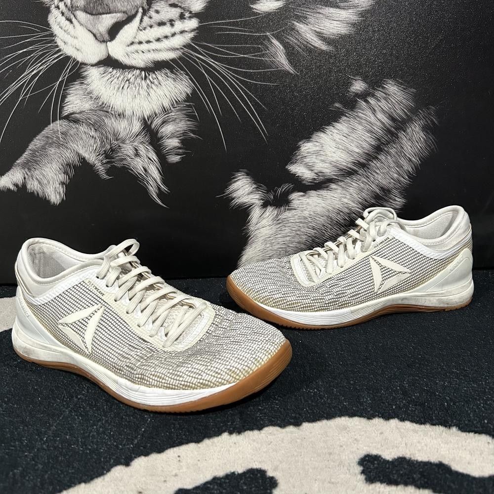 Reebok Crossfit Nano 8.0 CN1039 Athletic Sneaker Women's 8 White Woven Training